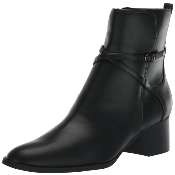 Anne Klein Women's Maurice Ankle Bootie, Black, 6 M - Picture 1 of 1